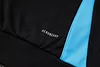 Joyfball 2024/2025 Argentina Half-Pull Hat Style Training Suit  Black Jersey 1:1 Thai Quality Set