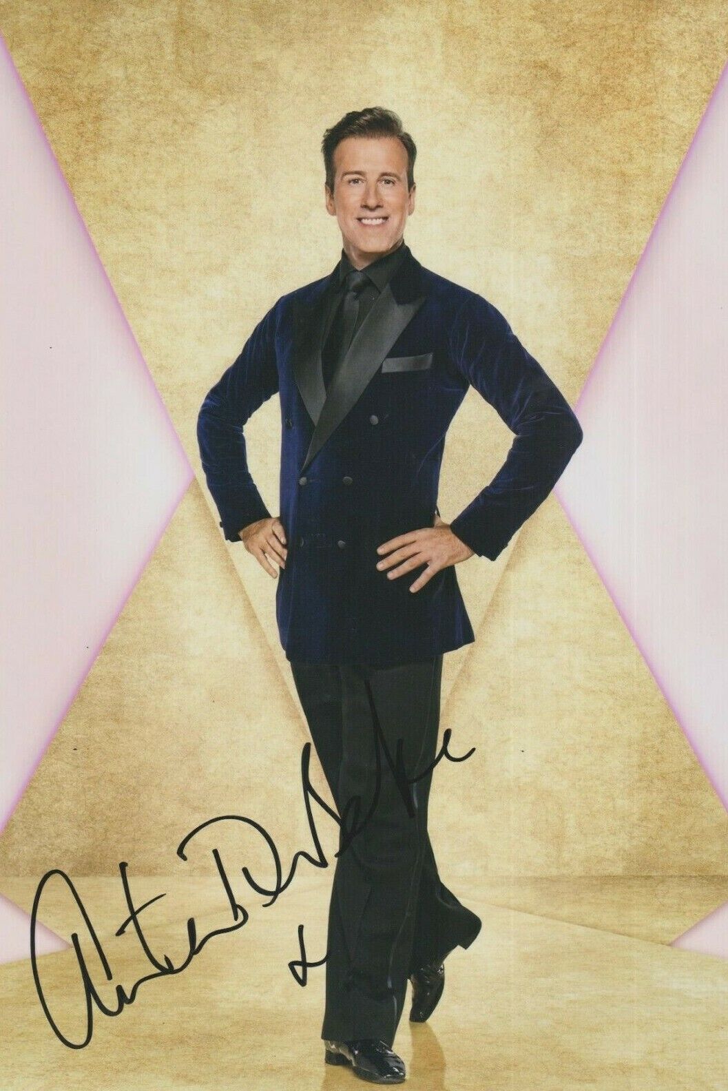 Anton Du Beke **HAND SIGNED** 12x8 Photo Poster painting ~ Strictly Come Dancing