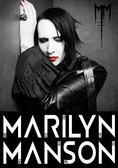 MARILYN MANSON POSTER - PROMO - Photo Poster painting QUALITY INSERT -  POST!