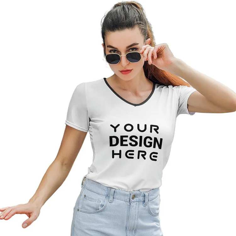Personalized Design  Women's Short Sleeve T-Shirt Full Print