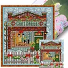 Christmas Cabin - 14CT Stamped Cross Stitch - 15*17cm