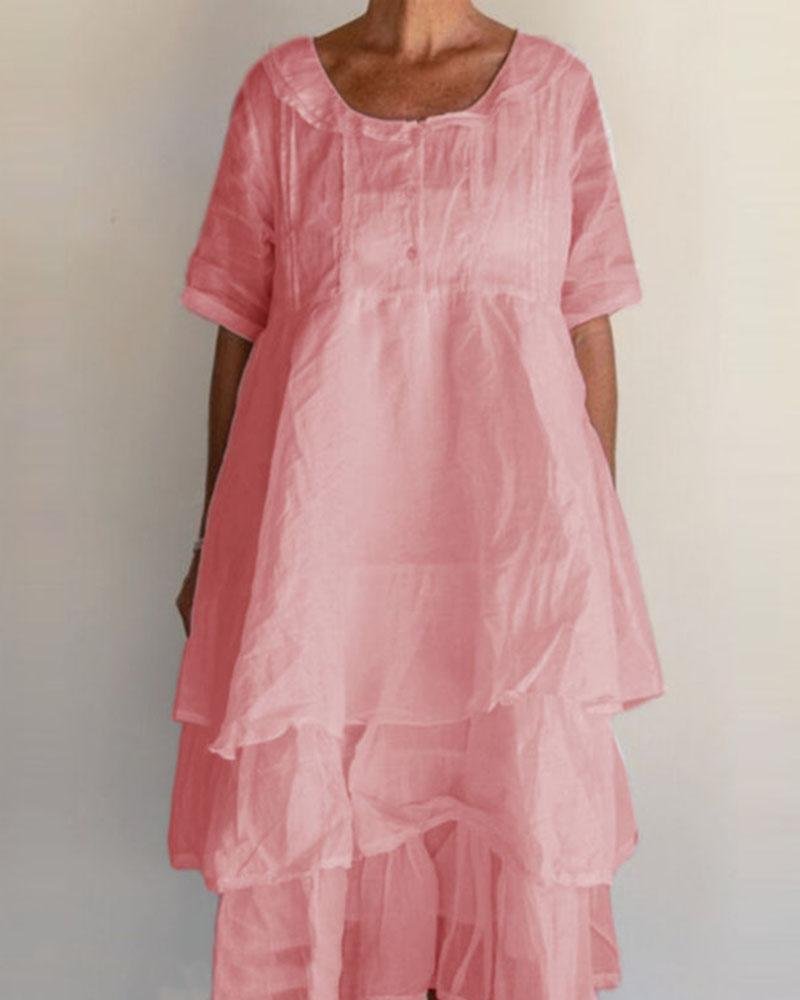 Women's A-Line Dress Midi Dress