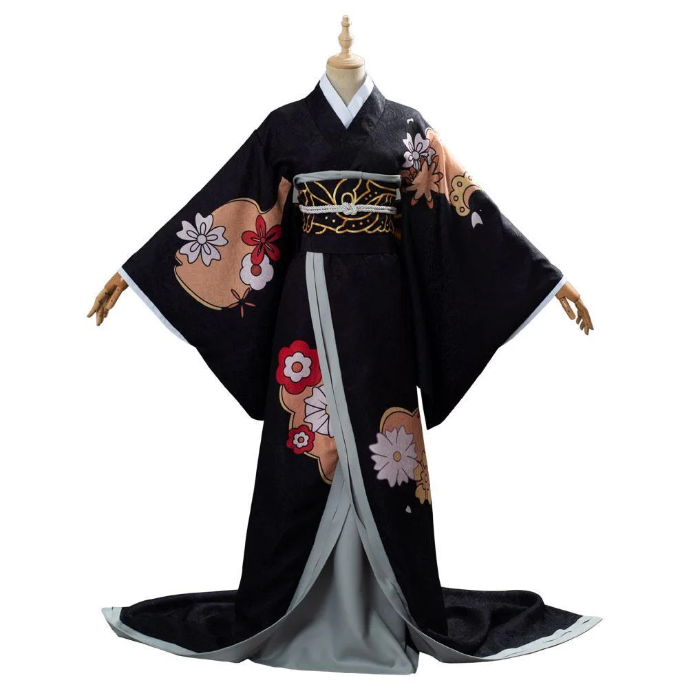 Kibutsuji Muzan Costume Kimetsu No Yaiba Female Form Outfit Cosplay Costume