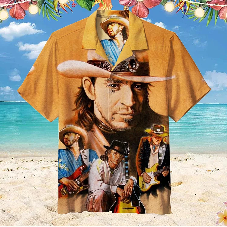 Stevie Ray Vaughan | Unisex Hawaiian Shirt