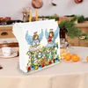 >SALE<Acrylic Double Sided Christmas 5D DIY Diamond Art Paper Towel Storage Rack Decor