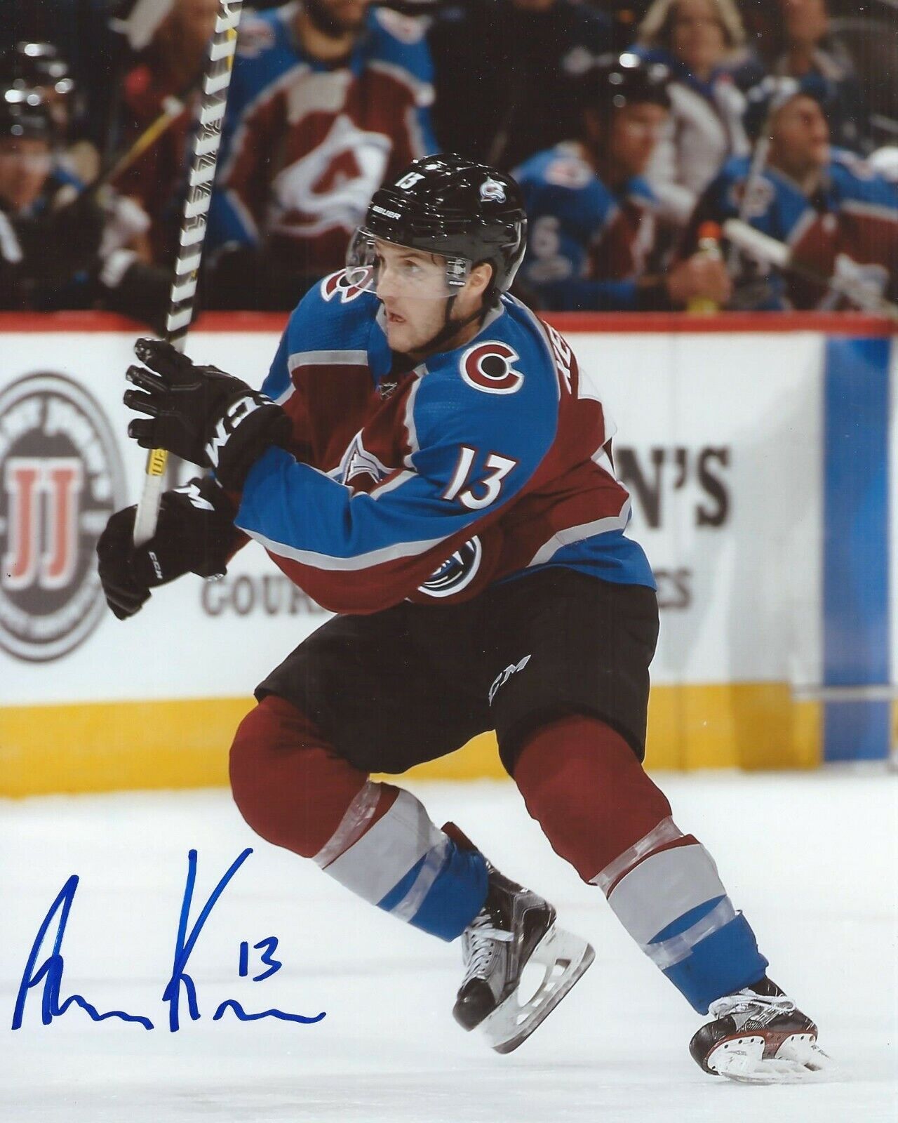 Alexander Alex Kerfoot Signed 8x10 Photo Poster painting Colorado Avalanche Autographed COA F