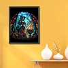 Witch - 14CT Stamped Cross Stitch - 40*50cm