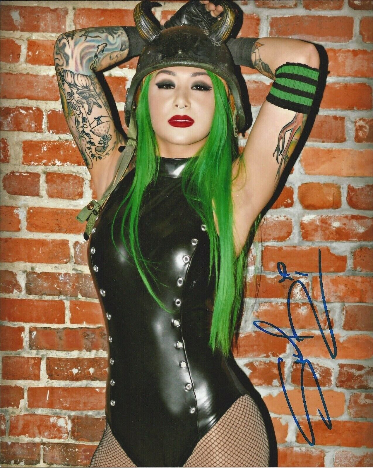 Shotzi Blackheart ( WWF WWE ) Autographed Signed 8x10 Photo Poster painting REPRINT