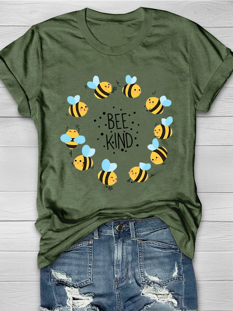 Eagerlys Be Kind Teacher T-shirt Eagerlys