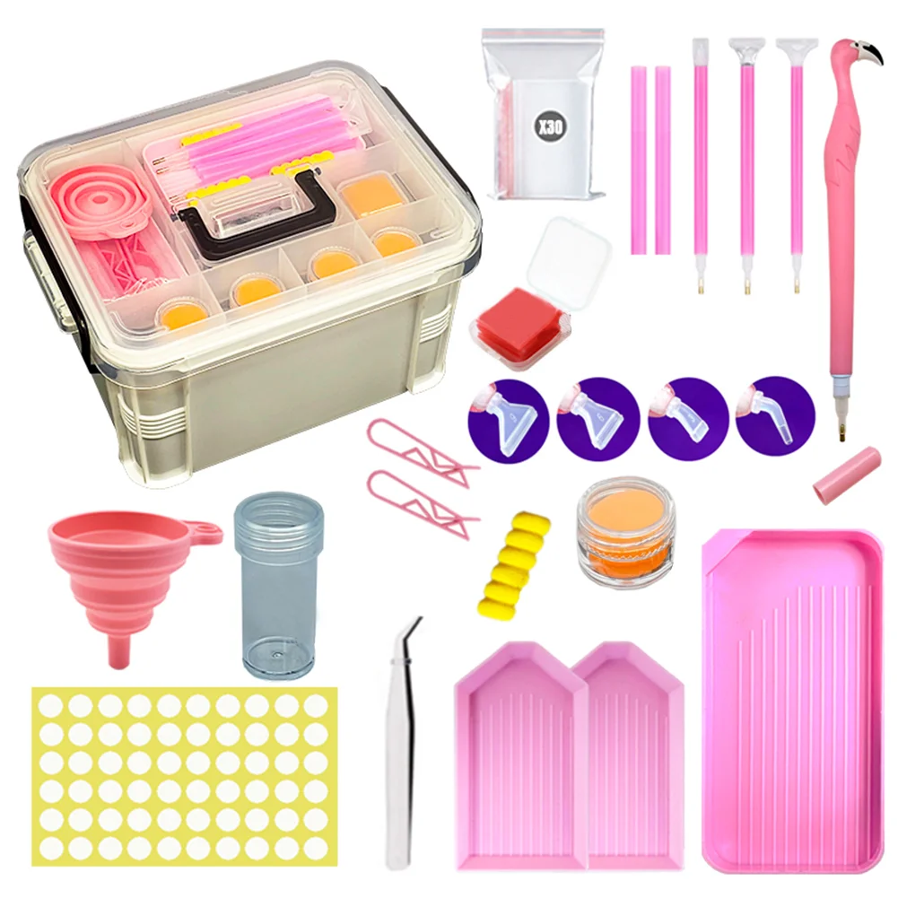 111Pcs DIY Diamond Painting Tools Set Diamond Painting Accessories for Beginners