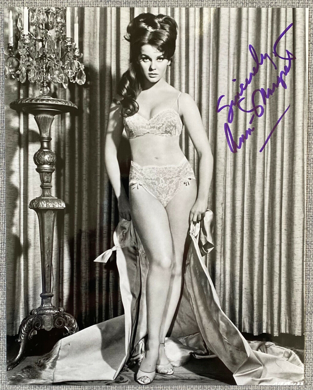 Ann-Margret Signed In-Person 8x10 B&W Photo Poster painting - Authentic, RARE