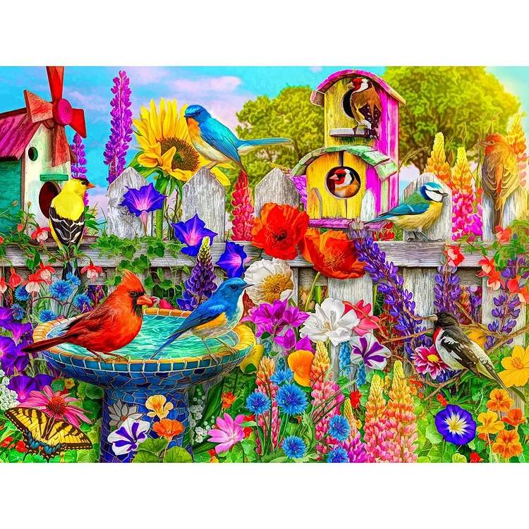 Cabin Animal - Full Round Drill Diamond Painting - 45x60cm(Canvas)