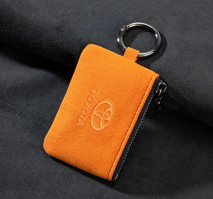 Car key suede anti-lost key bag