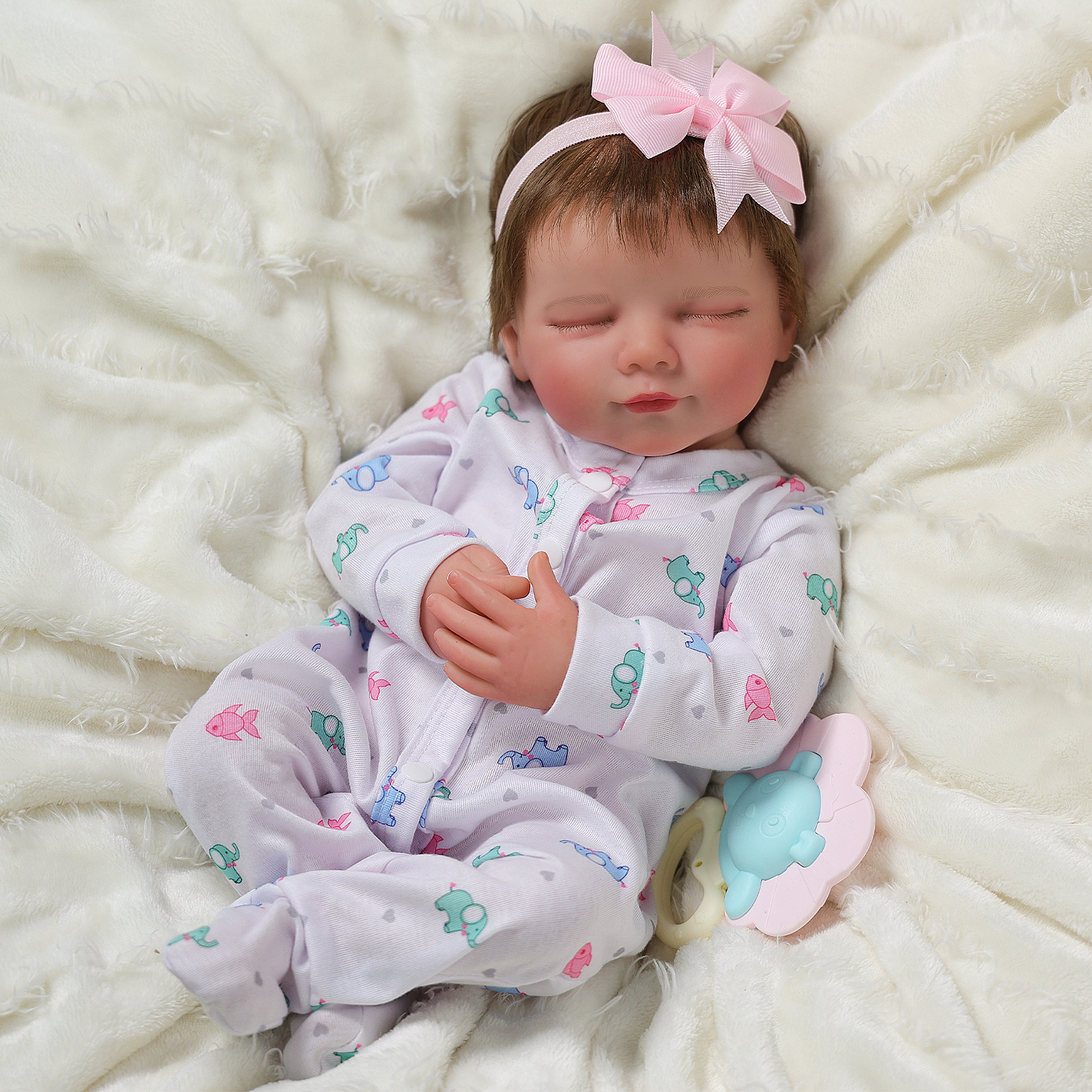 Real Lifelike Super Realistic Babies 17'' Reborn Cutest Newborn Baby ...