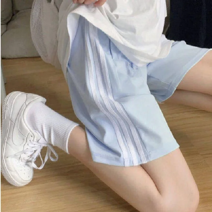 Brownm Brownm Cotton Super Fire Sports Shorts Female 2023 Summer Korean Version Of Students Loose And Thin Wide Foot Five Split Pants
