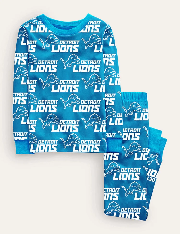 Kid's Detroit Lions Pajama Set