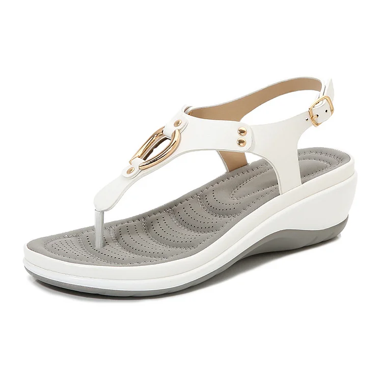 Summer Beach Solid Color Flip Flops For Women Clip Toe Ladies Shoes  Stunahome.com