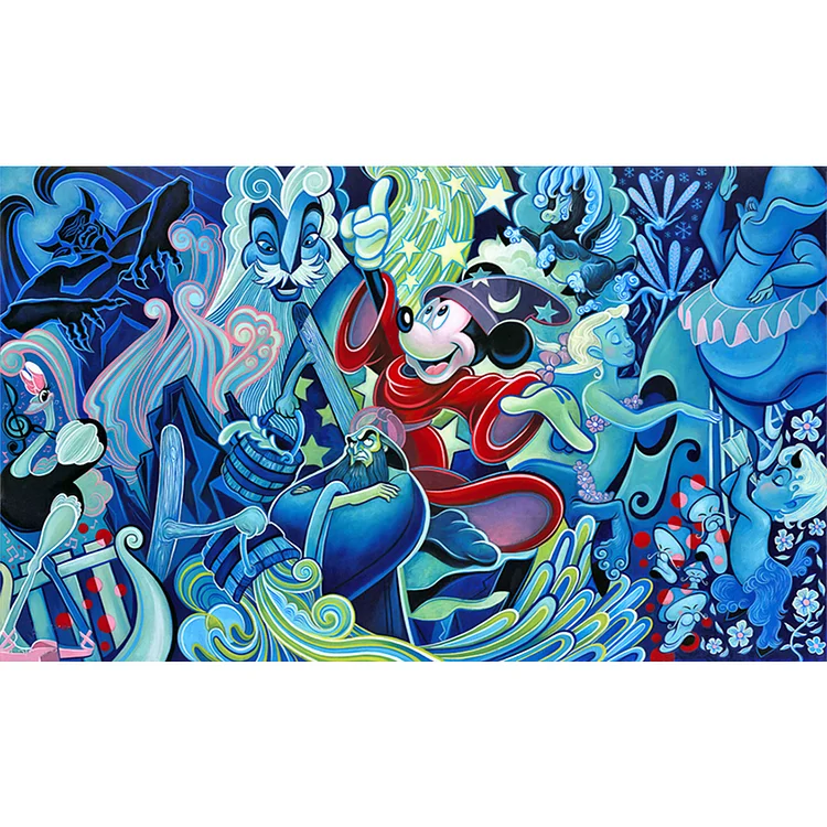 Full Round Diamond Painting - Disney Mickey Symphony 50*30CM