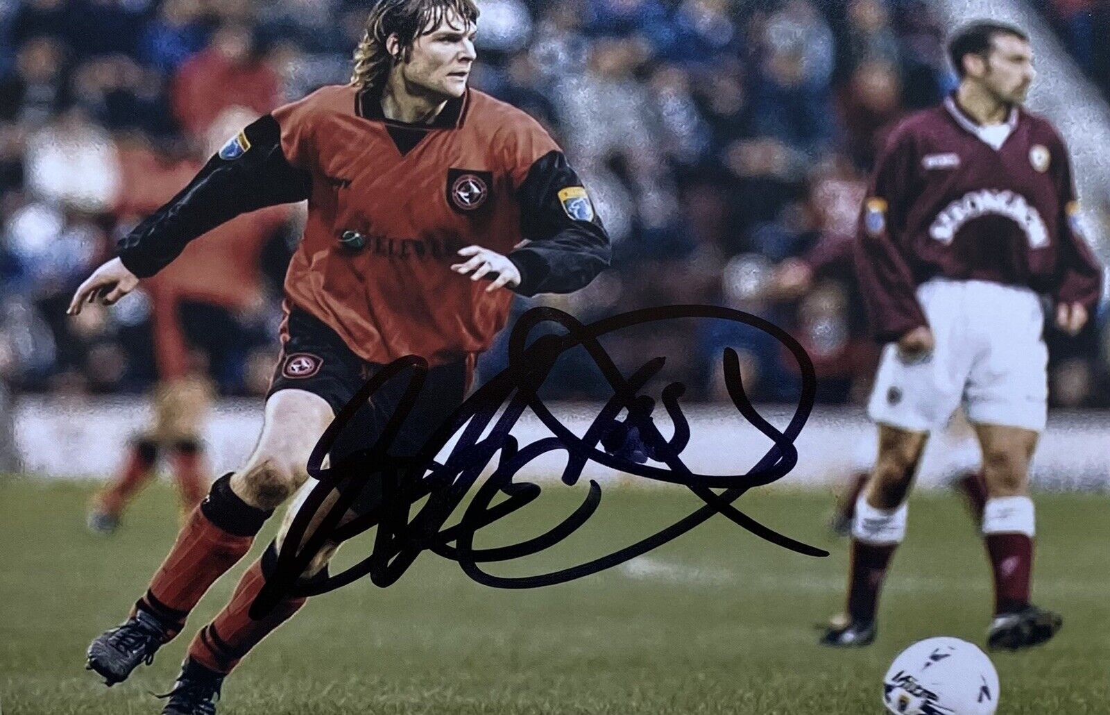 Steven Pressley Genuine Hand Signed Dundee 6X4 Photo Poster painting