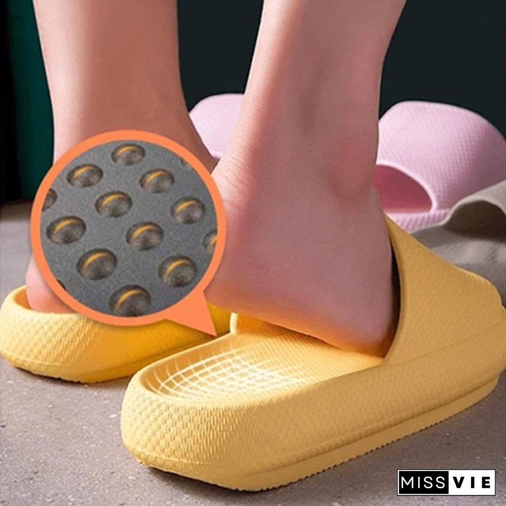 5 Colors Newest Super Soft Sandals Unisex Home Slippers Solid Color Thick Soled EVA Anti skid Fashion Sandals Quick Dry Shower Slippers Outdoor Bathing Slippers