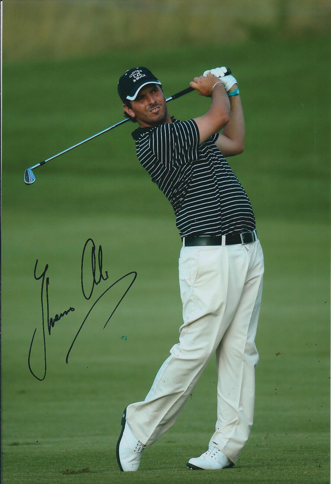 Thomas AIKEN SIGNED Golf Autograph 12x8 Photo Poster painting AFTAL COA Authentic European Tour