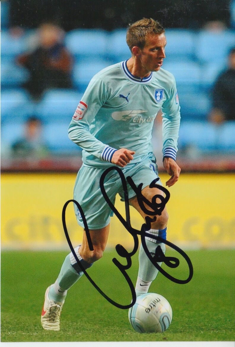 COVENTRY CITY HAND SIGNED CARL BAKER 6X4 Photo Poster painting 4.