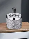 Push Down Ashtray Windproof Spinning Ashtray Desktop Ashtray for Home Office Car