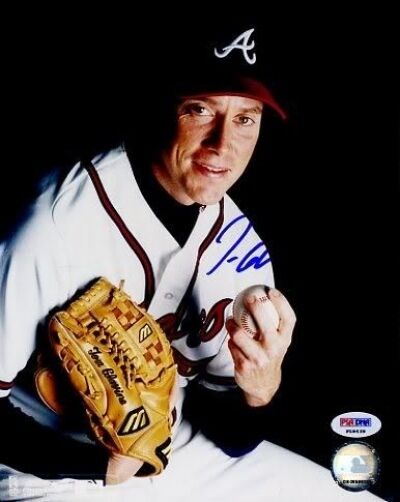 Tom Glavine Signed Psa/dna 8x10 Photo Poster painting Autograph Authentic