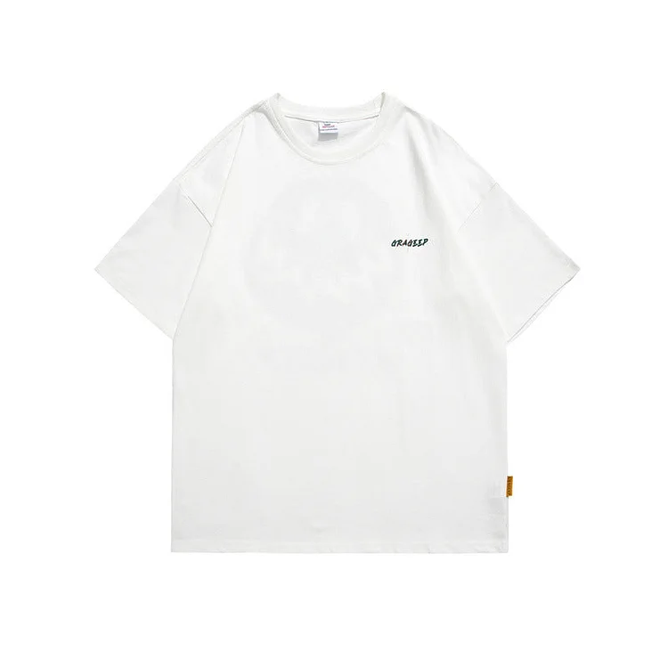 Man Summer T Shirt Printed Round Neck Half Sleeve