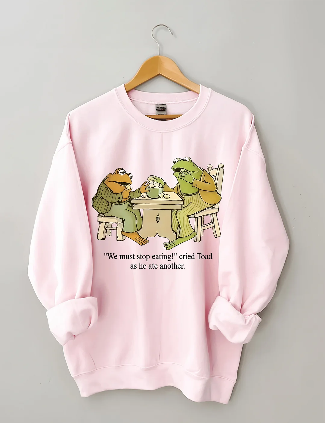 Frog And Toad We Must Stop Eating Sweatshirt