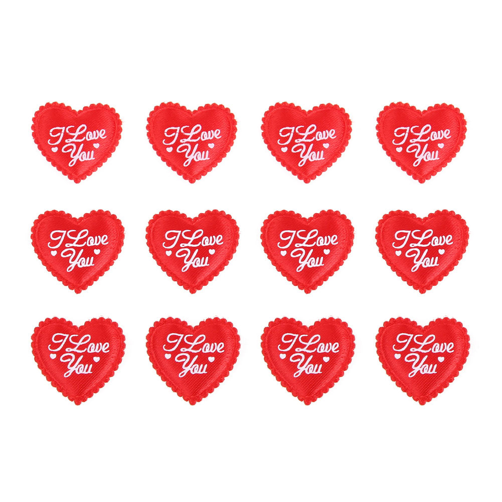 

6.5x6.5cm 200pcs Red Sponge Heart Love You Throwing Petals Wedding Decor, 501 Original