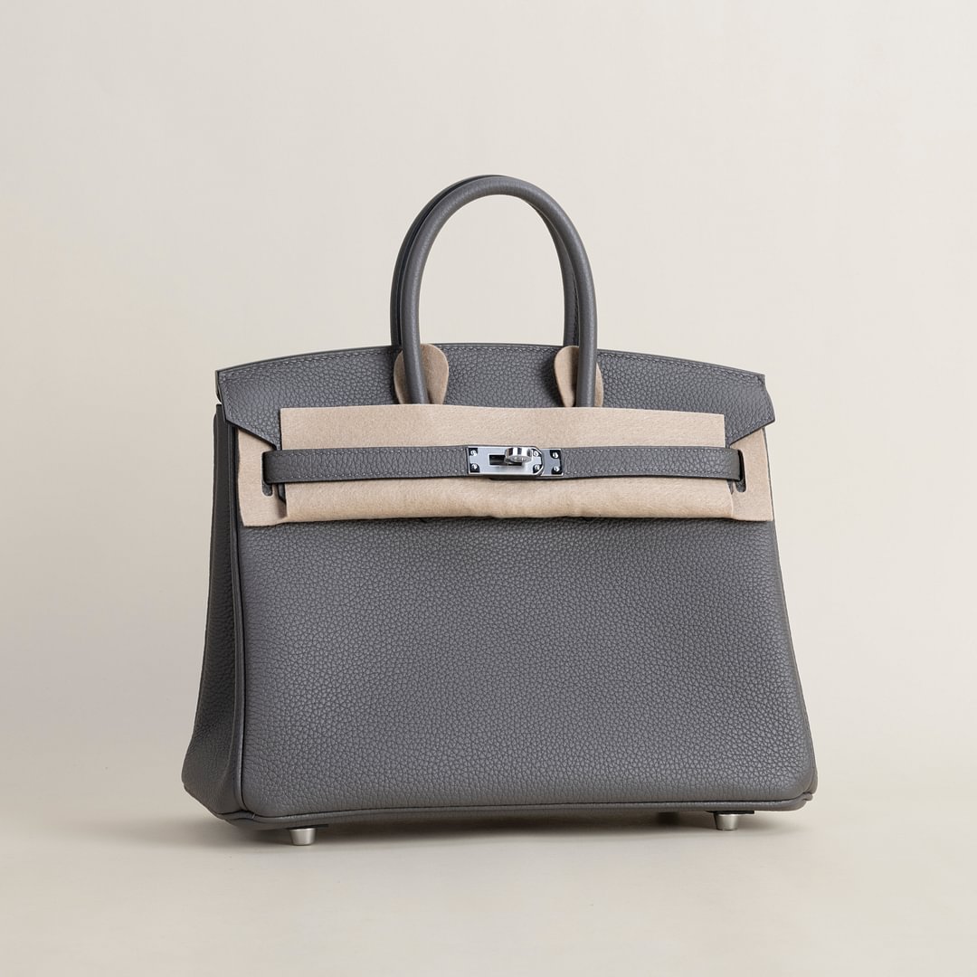 Birkin 25cm Togo 8F Etain PHW