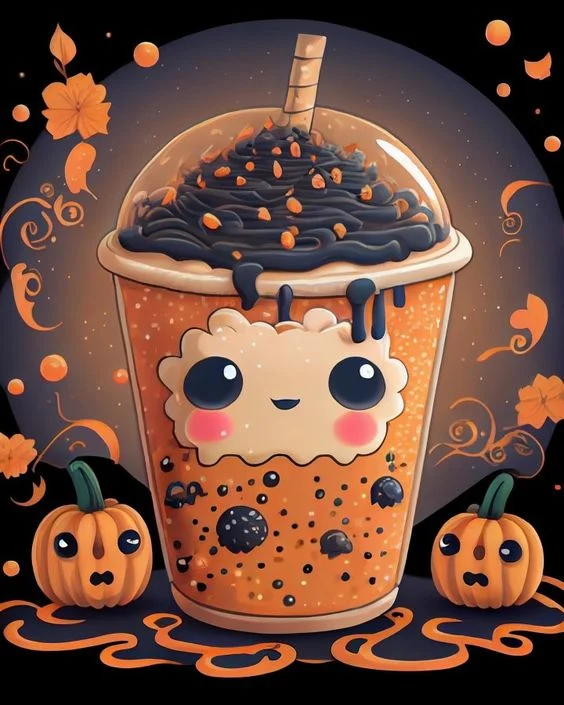 【Huacan Brand】Halloween Drink Food 11CT Stamped Cross Stitch 50*60CM