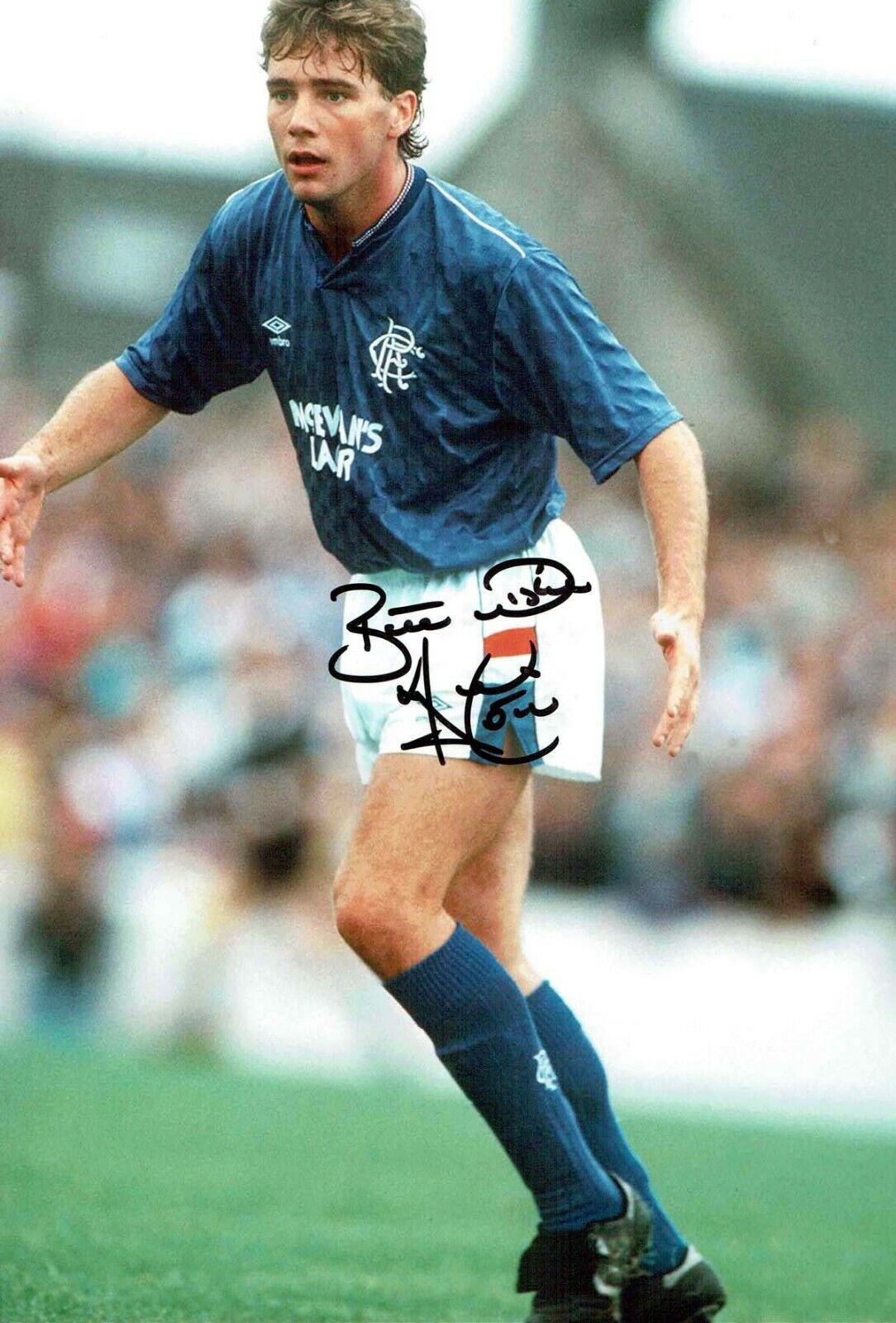 Ally McCOIST SIGNED Autograph 12x8 Photo Poster painting 2 Glasgow Rangers Legend AFTAL COA