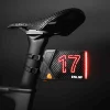 TUJIYD Bicycle Taillight Digital Brand Road Mountain Bike Night Riding Safety Warning Light Cycling Equipment Number Plate