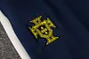 Joyfball 2025 Portugal Half-Pull Training Suit Royal blue Football Shirt