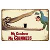 Bi&egrave;re Guinness - Panneaux en &eacute;tain m&eacute;tallique(20*30cm)