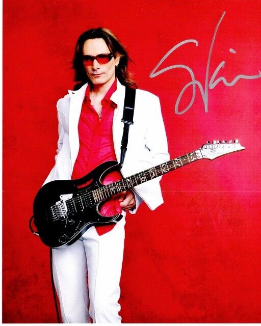 Steve Vai Signed - Autographed Legendary Guitarist 8x10 inch Photo Poster painting w/ COA