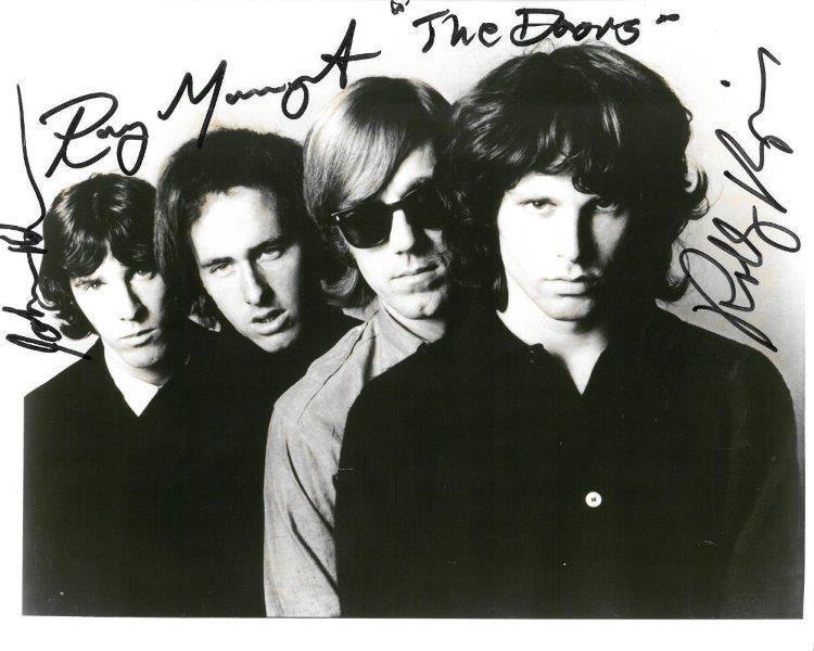 REPRINT - THE DOORS Signed 8 x 10 Glossy Photo Poster painting Poster RP Man Cave