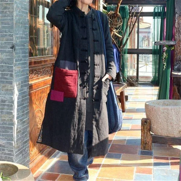 2020 Winter New Women Parkas Black Thick Warm Long Sleeve Parkas