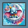 Diamond Painting -DIY Round Drill Cartoon Elephant
