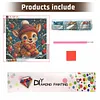 Diamond Painting -DIY Round Drill Christmas Reindeer(40x40cm)