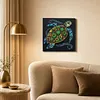 DIY Pre-Framed Turtle Button Art Canvas Kit