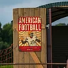 Swono American Football Tin Signs,Gamer Play Football - Metal Tin Signs(8*12Inch/12*16Inch)
