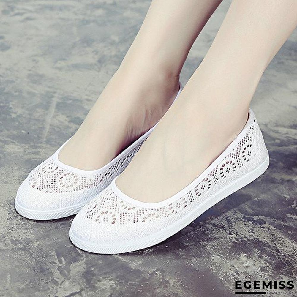 Canvas Nurse Solid Women Flats Platform Casual Shoes | EGEMISS