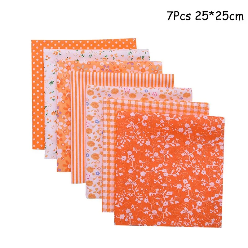 25x25cm and 25x20cm Printed Cotton Fabric Cloth Sewing Quilting Fabrics for Patchwork Needlework DIY Handmade Accessories