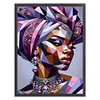 (Stamped/Counted) Purple Gemstone Woman-11CT Cross Stitch 40*55cm/15.75*21.65in