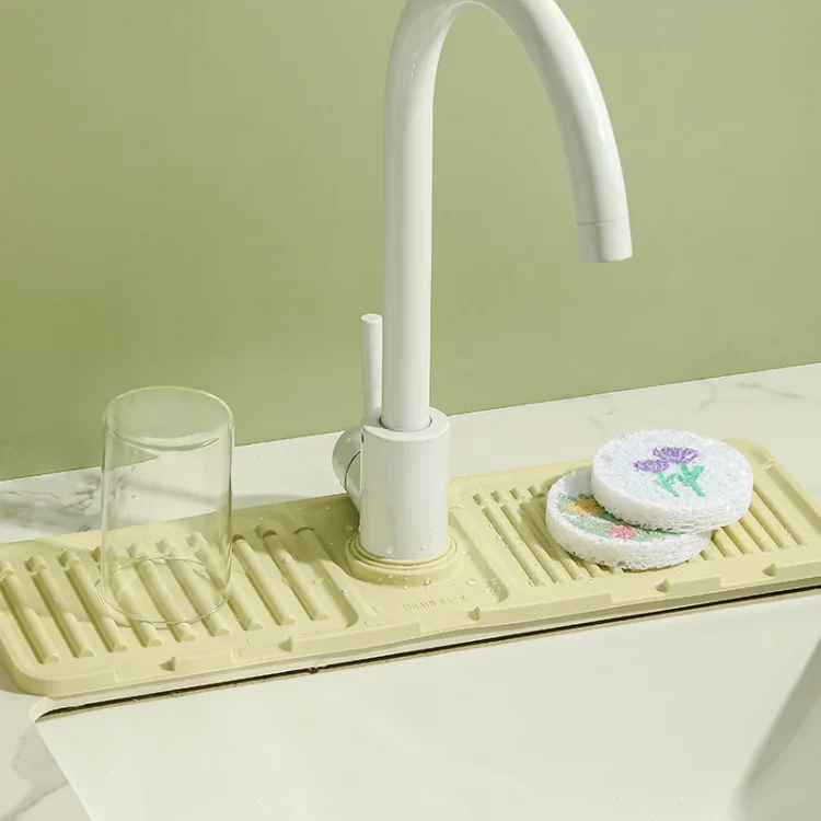 Kitchen Bathroom Countertop Wash Splash-Proof Drain Mat