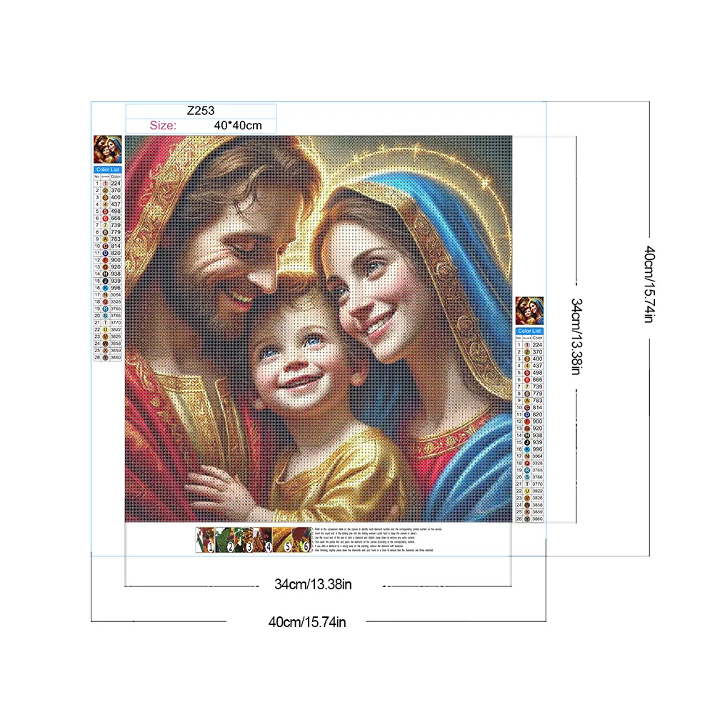 Diamond Painting - Full Round Drill - Jesus(Canvas|40*40cm)