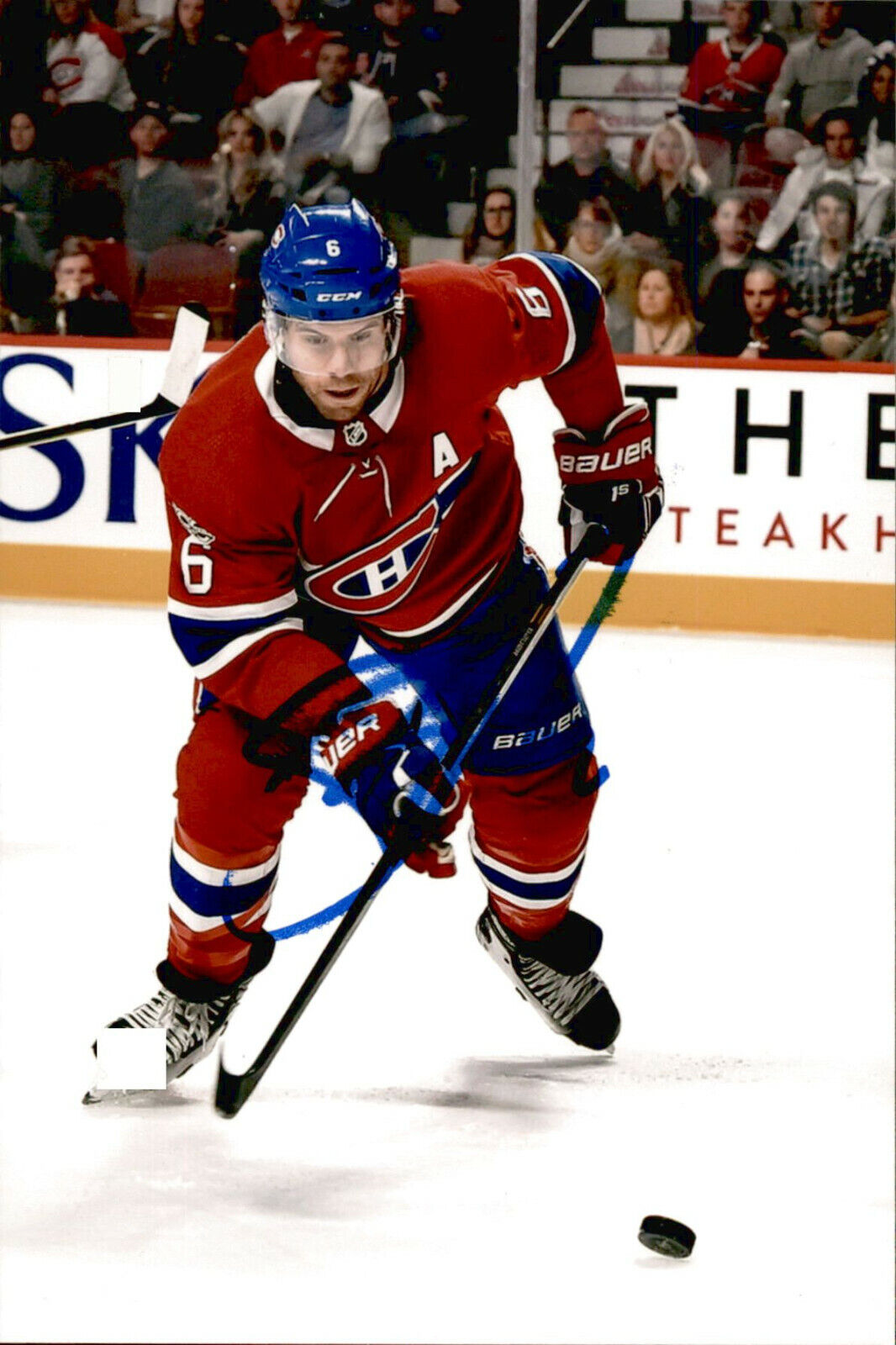 Shea Weber SIGNED 4x6 Photo Poster painting MONTREAL CANADIENS - DAMAGED #2